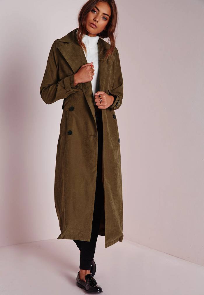 Layering with a trench coat
