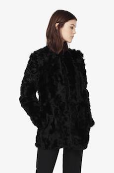 Mango Faux Fur Coat