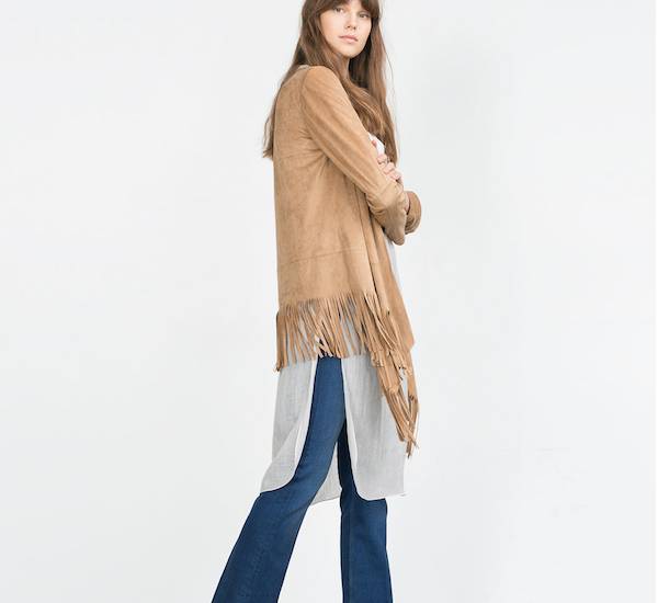Zara Frindged Jacket
