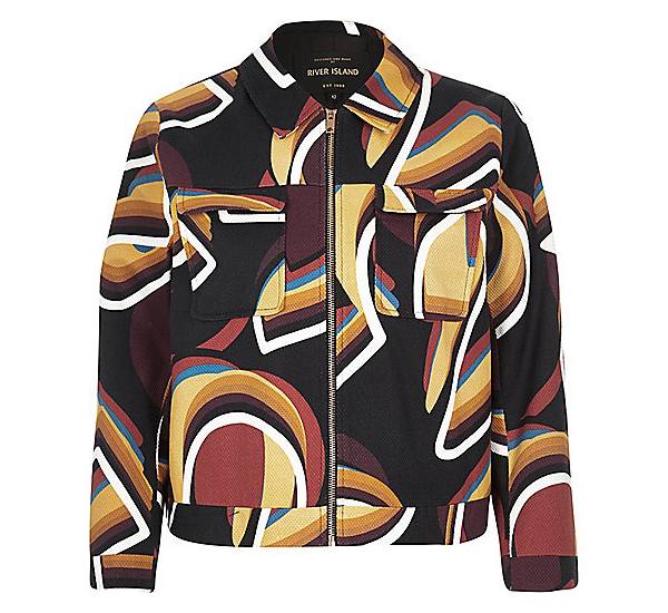 River Island Graphic Print Jacket