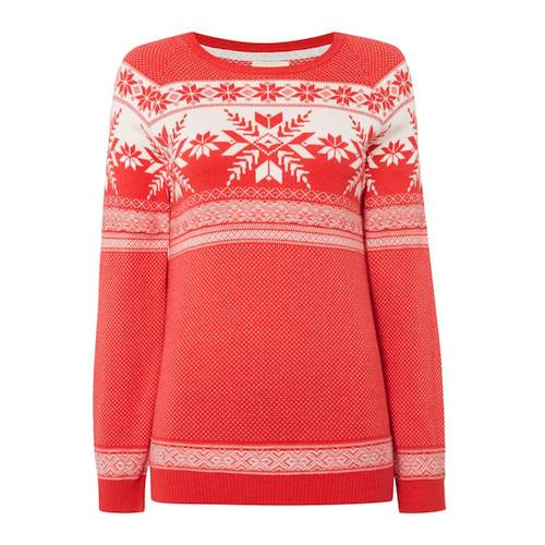Linea Snowflake Christmas Jumper