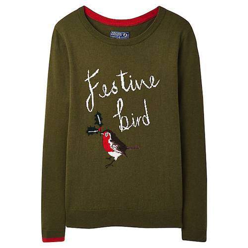 Joules Robin Christmas Jumper