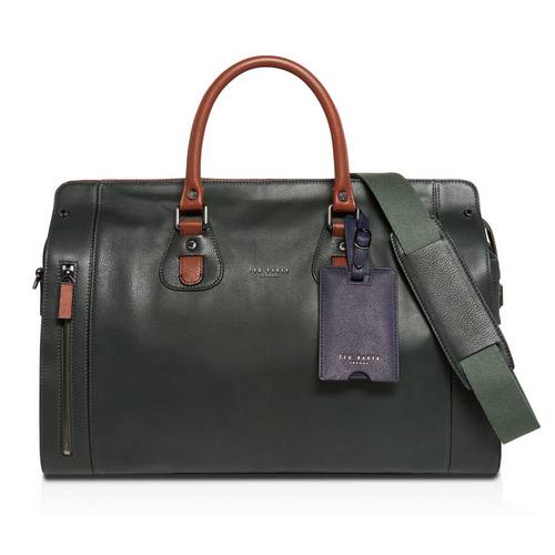 Ted Baker Green Leather Megabag