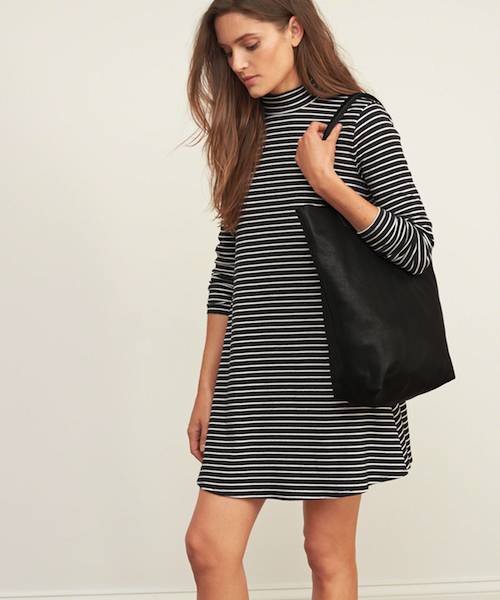 Abercrombie & Fitch Mock Neck Dress