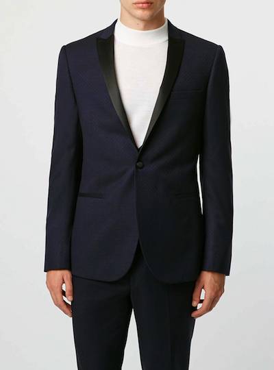 Topman Tuxedo Navy Suit