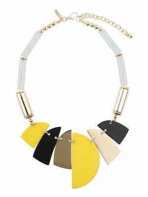 Topshop Mixed Shape Necklace