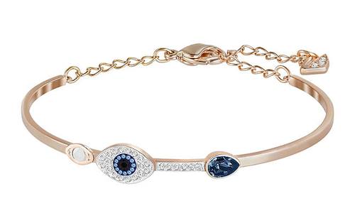 Swarovski Duo Evil Eye Bangle