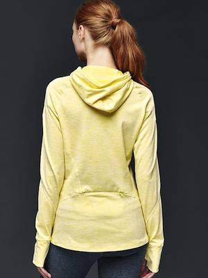 GapFit Running Pullover in Alluring Yellow