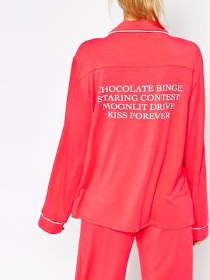 Wildfox Valentines Kiss Forever Pyjama Set