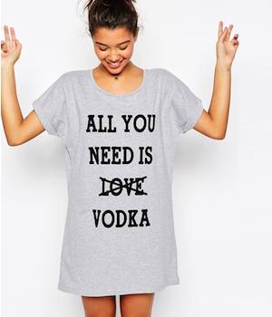 ASOS Valentine's ‘All You Need Is Love’ Oversized Tee