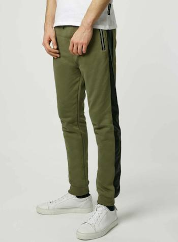 Topman Khaki Skinny Joggers