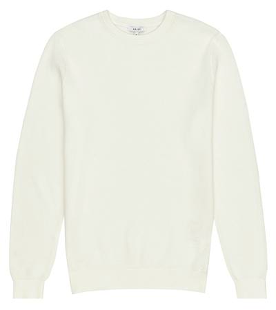 Reiss Carbon Textured Weave Jumper
