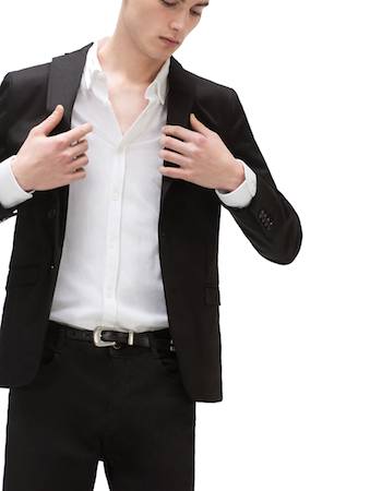 Zara Black Slim Fit Blazer