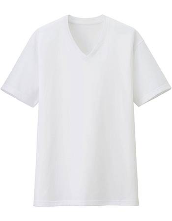 Uniqlo V Neck White T-Shirt