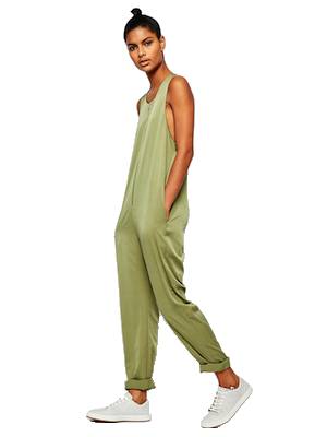 Story Of Lola Utility Jumpsuit in Green