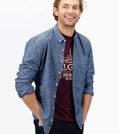 Joules Harswell Chambray Slim Fit Shirt