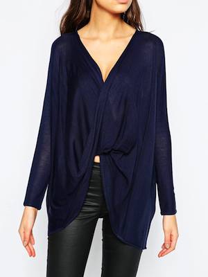 Vero Moda Tall Drape Front Top