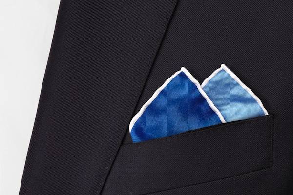 Two Point Pocket Square Fold