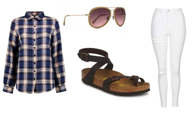 Women's White Jeans Summer Trend