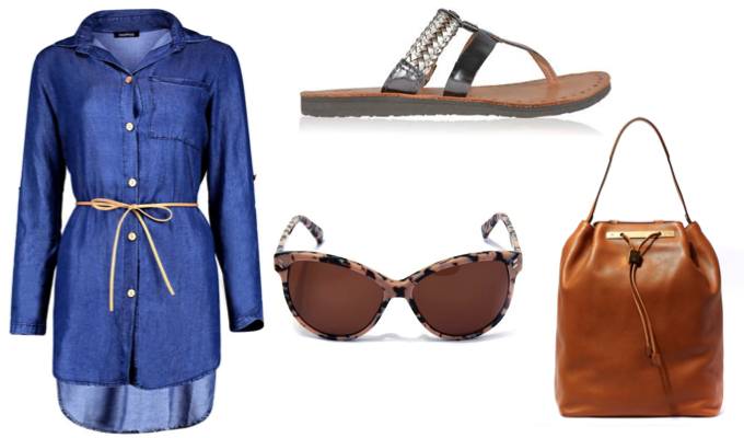 Denim Shirt Dress Trend