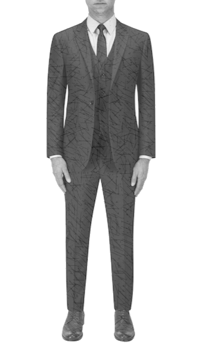 Skinny Fit Men's Suit