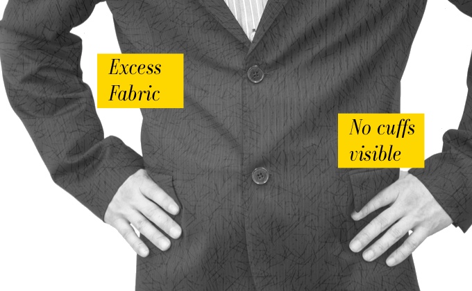 Poor Fitting Men's Suit