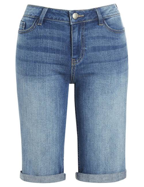 Women's Over the knee denim shorts