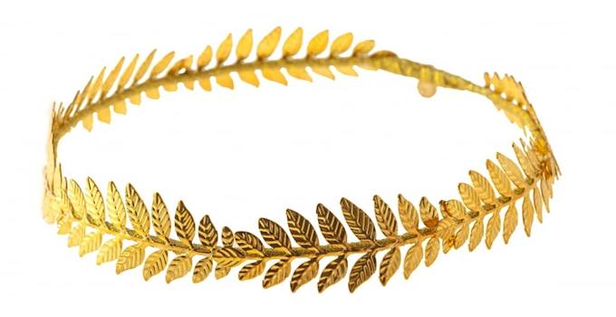 Johnny Loves Rosie Gold Leaf Headband