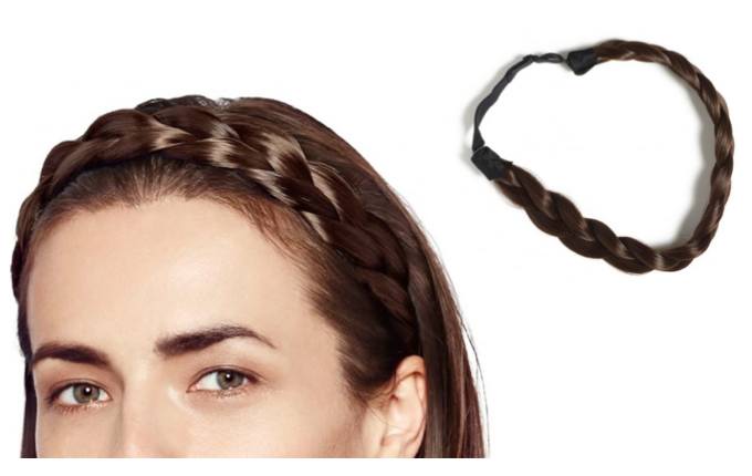 Hershesons Chunky Braided Headband