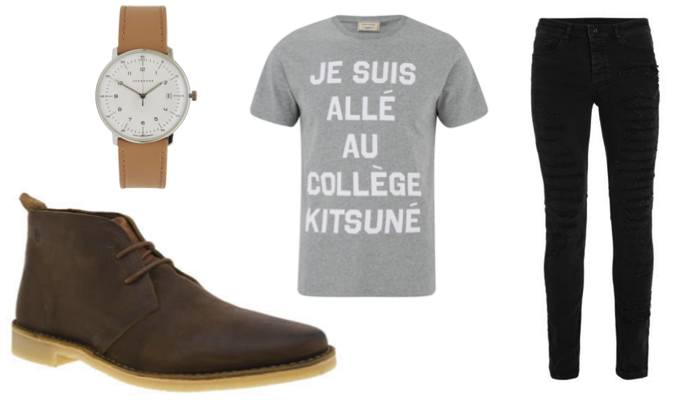 Printed T-Shirt Tinder First Date Outfit