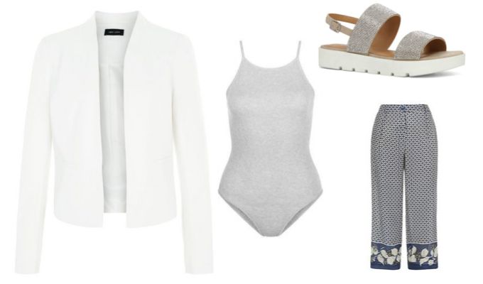 Women's White Blazer Summer Outfit