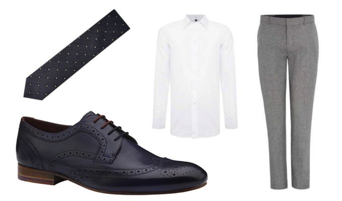 Men's Navy Shoes Outfit Idea