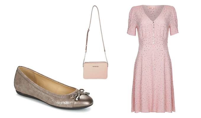 Women's Empire Dress Outfit Idea