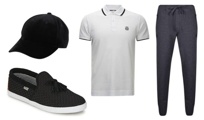 Men's Sports Polo Shirt Outfit Idea