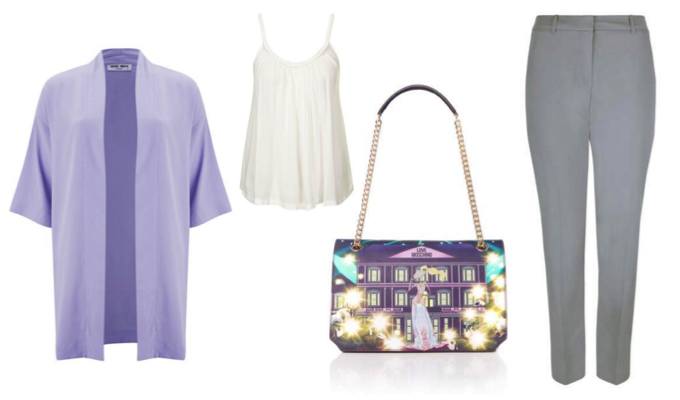 Women's Lilac Clothing Trend Outfit Idea