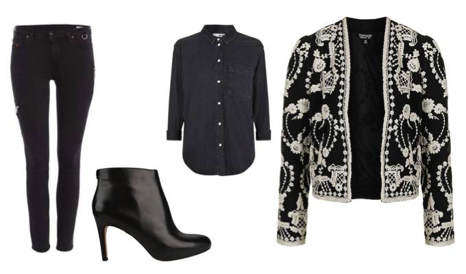 Women's Embroidered Clothing Trend Outfit Idea
