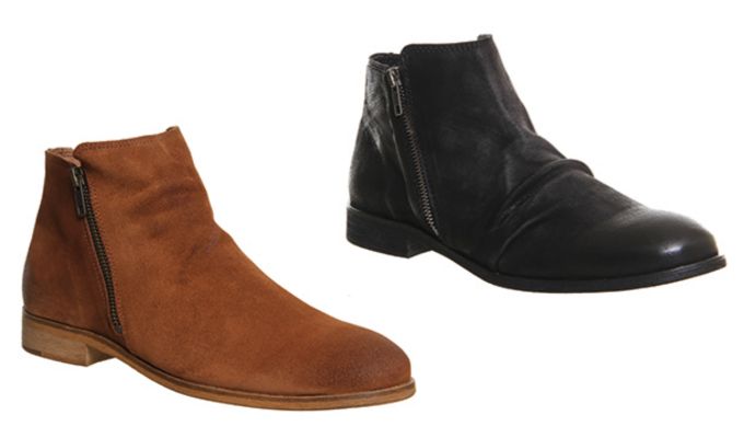 Men's Zip Ankle Boots