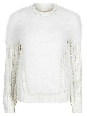 River Island Fluffy Christmas Jumper