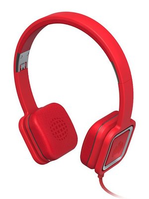 Ministry of Sound Headphones in Red & Gunmetal