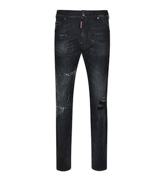 Men's Black Denim Jeans