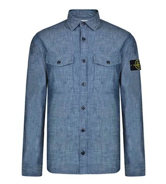 Men's Denim Long Sleeve Shirt