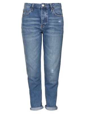 Women's Blue Boyfriend Jeans