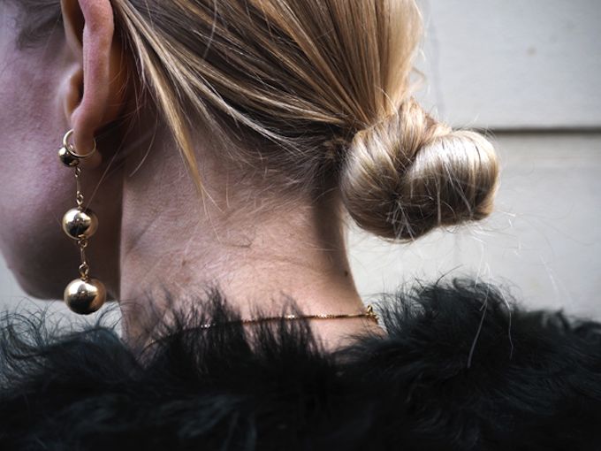 Gabriella Lundgren Hair Knot & Earrings