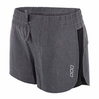 Women's Gym Shorts with Mesh Panel