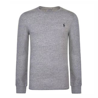 Men's Ralph Lauren Grey Long Sleeve T-Shirt