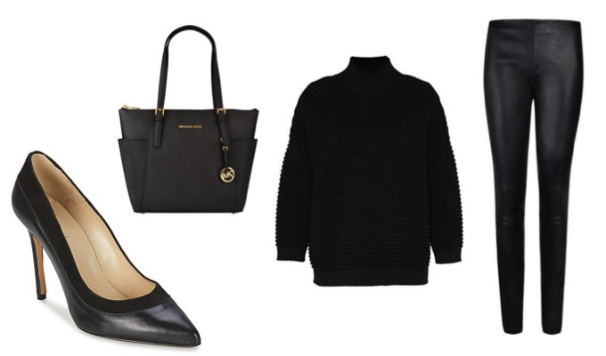 Leather Leggings Outfit Idea