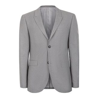 Men's Light Grey Suit Jacket