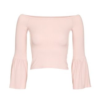 Pastel Pink Bardot Top