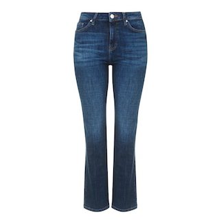 Women's Blue Flared Jeans