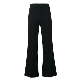 Women's Black Flared Trousers